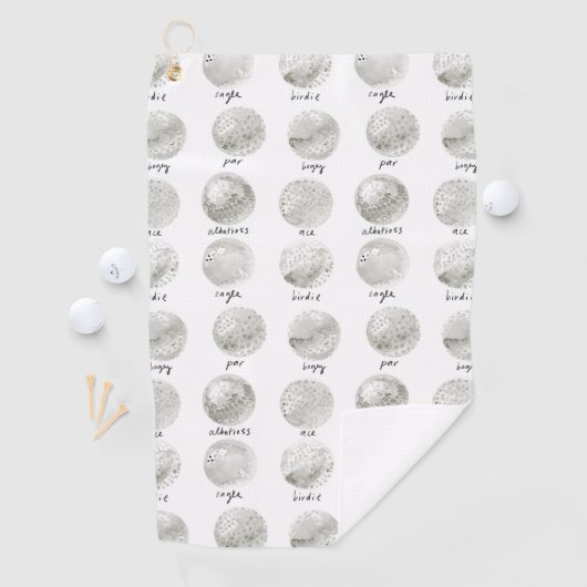 ゴルフボール電位 ゴルフタオル (インサイチュ)