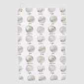 ゴルフボール電位 ゴルフタオル (正面)