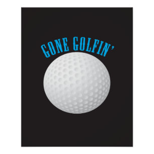 ゴルフボール⛳🎁ゴングゴルファー ポスター