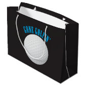 ゴルフボール⛳🎁ゴングゴルファー ラージペーパーバッグ (裏面アングル)