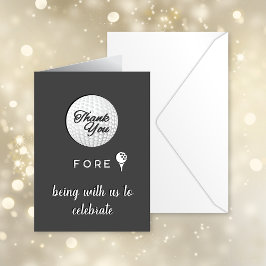 ゴルフボール サンクス フォア！ カスタム サンキューカード