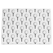 ゴルフボール シルエット ティー クラシック デザイン ラージペーパーバッグ (正面)