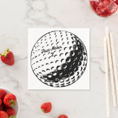 ゴルフボール スタンダードカクテルナプキン (インサイチュ)
