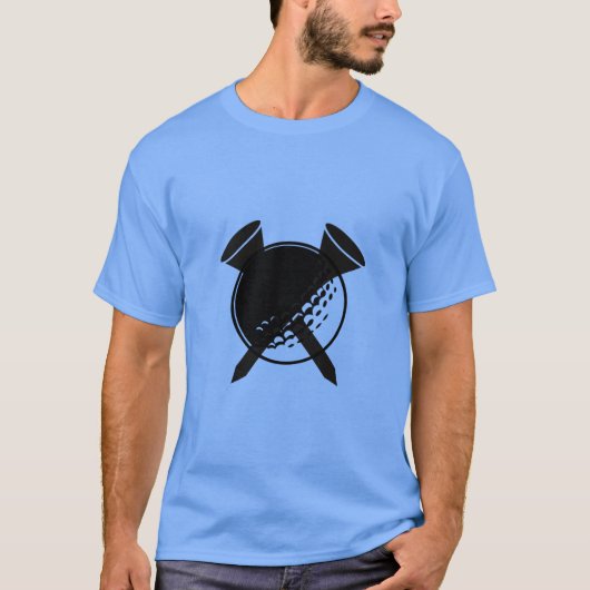 ゴルフボール&ティー Tシャツ (正面)