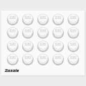ゴルフボール パーティーファバー シール 印刷オーダー envelope (シート)