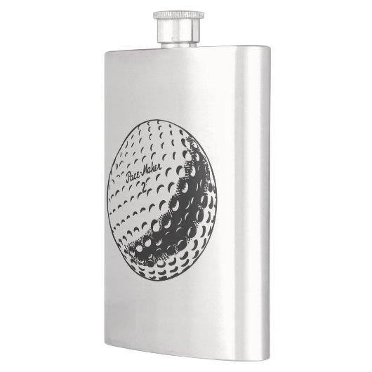 ゴルフボール フラスク (左)
