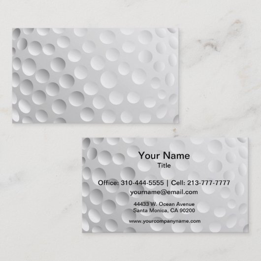 ゴルフボール 名刺 (正面/裏面)