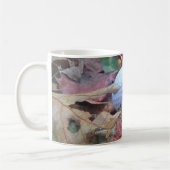 ゴルフボール、紅葉、どんぐり コーヒーマグカップ (左)