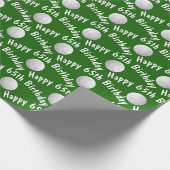 ゴルフボール 65歳の誕生日おめでとう ラッピングペーパー (角)