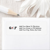 ゴルフボールTシャツ及びギフト付きゴルフ ラベル (インサイチュ)