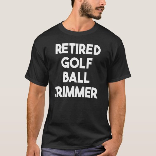 ゴルフボ退職したールトリマー Tシャツ (正面)