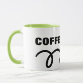 ゴルフマグのユーモア|のコーヒー穴 マグカップ (左)