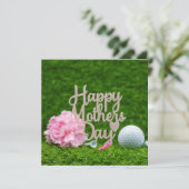 ゴルフマザーズデイとゴルフティー私はあなたを愛している カード (スタンド正面)