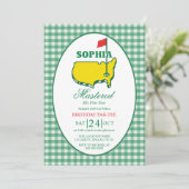 ゴルフマスター誕生日パーティー招待状 招待状 (スタンド正面)