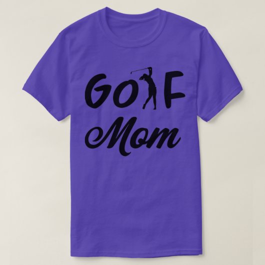 ゴルフママデザインfor moms tシャツ (デザイン正面)