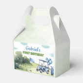 ゴルフミニテーマボーイバースデーパーティーお願いボックス フェイバーボックス (裏面サイド)