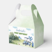 ゴルフミニテーマボーイバースデーパーティーお願いボックス フェイバーボックス (正面サイド)