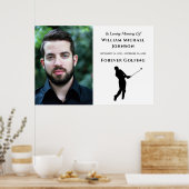 ゴルフメモリアルオーダーデザイン葬儀・告別式 ポスター (キッチン)