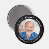 ゴルフメモリアル記念天国ゴルファー写真 マグネット (正面/裏面)