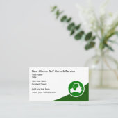 ゴルフモダンカート及びゴルフカー 名刺 (スタンド正面)