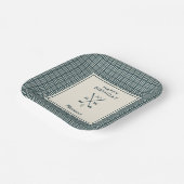 ゴルフモダンクラブバースデーパーティー任意の年齢グリーン ペーパープレート (傾斜あり)