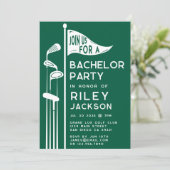 ゴルフモダンゴルファーバチュラーパーティグリーン 招待状 (スタンド正面)