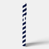 ゴルフモダンタイポグラフィイニシャルモノグラム青白 Case-Mate iPhoneケース (裏面 / 右)