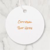 ゴルフモダンピンクホワイトスポーツゴルフギフト フェイバータグ (裏面)