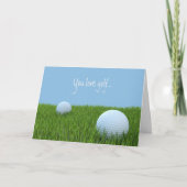 ゴルフモダンファーザーデイカードパパ カード (正面)