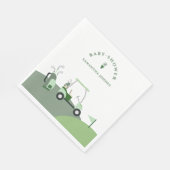 ゴルフモダンベビーシャワー スタンダードランチョンナプキン (角)