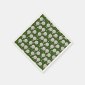 ゴルフモダンボールパーティー誕生日パターン スタンダードカクテルナプキン (角)