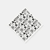 ゴルフモダン用具及びアクセサリーパターン スタンダードカクテルナプキン (角)