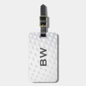 ゴルフモノグラムの荷物のラベルの上で閉めて下さい ラゲッジタグ (正面縦)