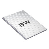 ゴルフモノグラムを閉じる ノートブック (右側)