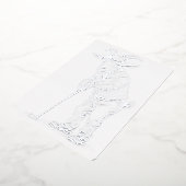 ゴルフヤギ箔カード 箔シーズンカード (回転した状態)