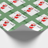 ゴルフユニーククリスマスプレゼント ラッピングペーパー (角)