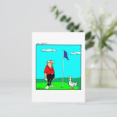 ゴルフユーモアポストカード ポストカード (スタンド正面)