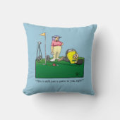 ゴルフユーモア枕ギフト クッション (正面)