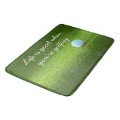 ゴルフライフはグリーンドアマットのゴルフボールで良い バスマット (アングル)