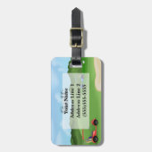 ゴルフラゲッジタグ ラゲッジタグ (正面縦)