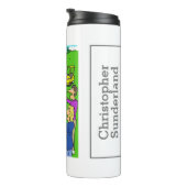 ゴルフラッキートリックショットカートゥーおもしろいン タンブラー (回転右)