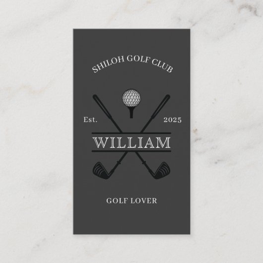 ゴルフラバークロスクラブ エンクロージャーカード (正面)