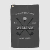 ゴルフラバークロスクラブ ゴルフタオル (正面)