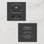 ゴルフラバークロスクラブ スクエア名刺 (正面/裏面)