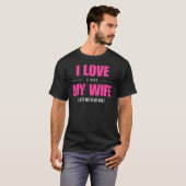 ゴルフラブティー – 愛と笑いにスイング Tシャツ (正面フル)