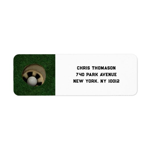 ゴルフラベル ラベル (正面)