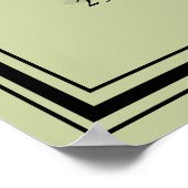 ゴルフリタイアパーテパーティーウェルカムサイン ポスター (角)