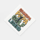 ゴルフレジェンドグランドパパ スタンダードランチョンナプキン (角)