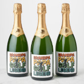 ゴルフレジェンドグランドパパ スパークリングワインラベル (ボトル)