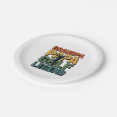 ゴルフレジェンドグランドパパ ペーパープレート (アングル)